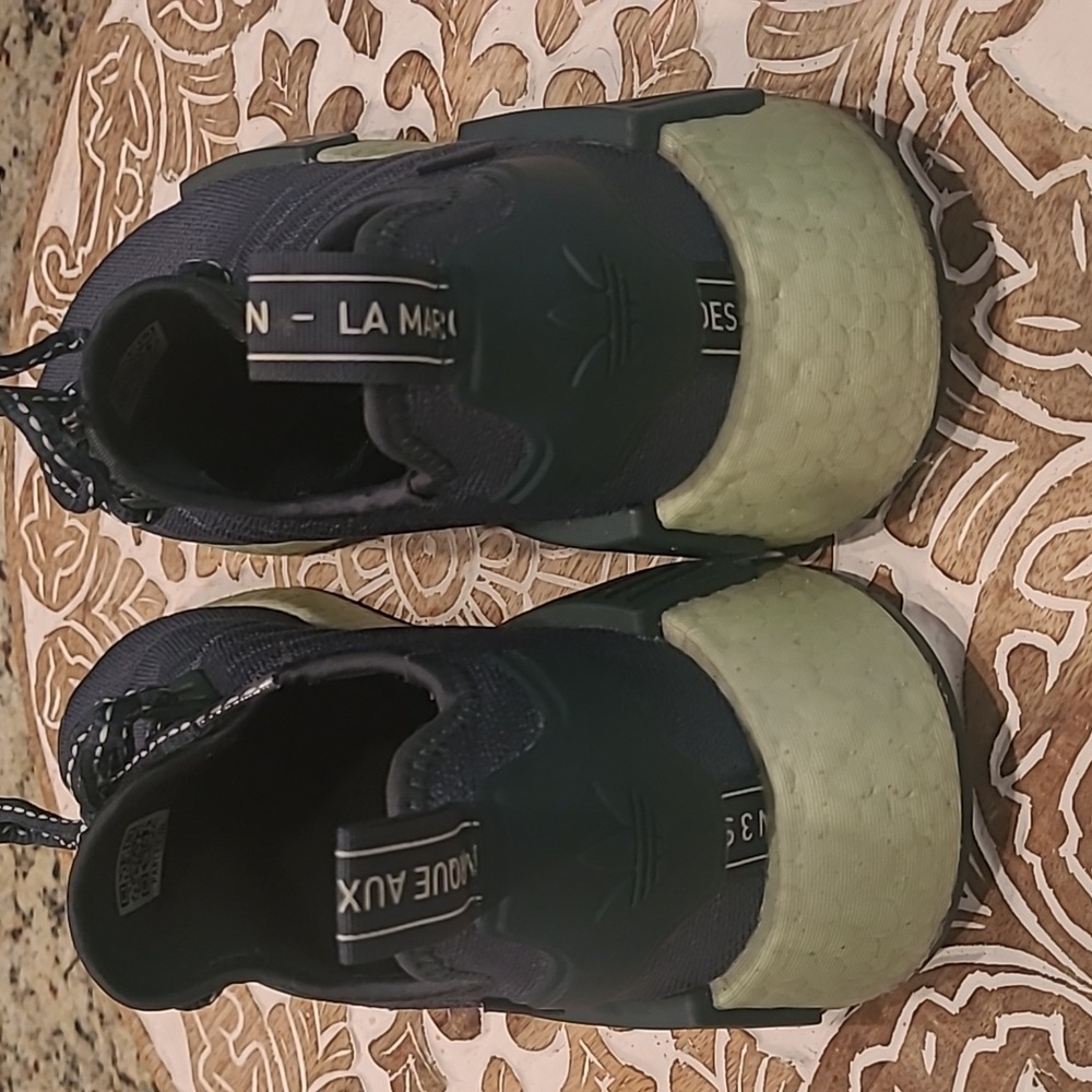 Adidas NMD_1 STLT Primeknit Running Shoe. Linen Green Men's Size 9.5. - Picture 7 of 10